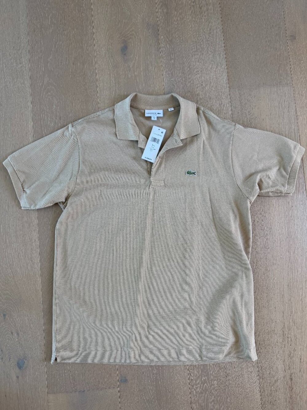 NWT! Lacoste beige polo t-shirt